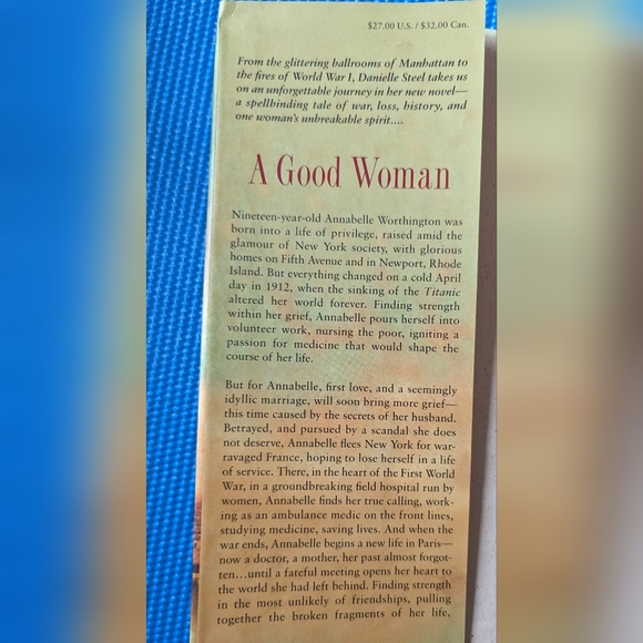 A Good Woman By Danielle Steel Hard Bound - Picture 2 of 3